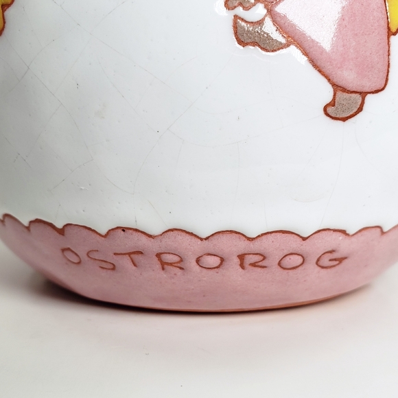 Rare Vintage Ceramicas Ostrorog Little Twin Stars Sphere Vase - Picture 9 of 10